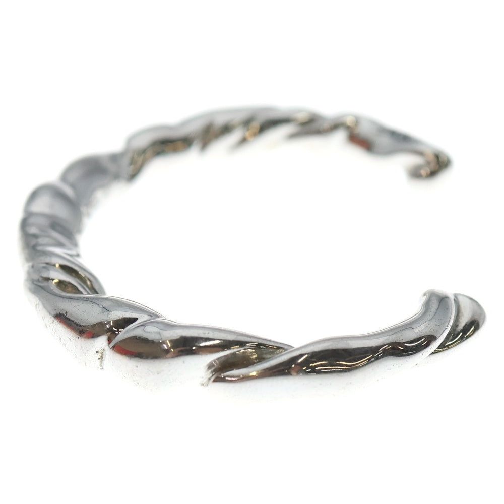 LOEWE(ロエベ) ナパ ツイスト カフス シン バングル ブレスレット シルバー