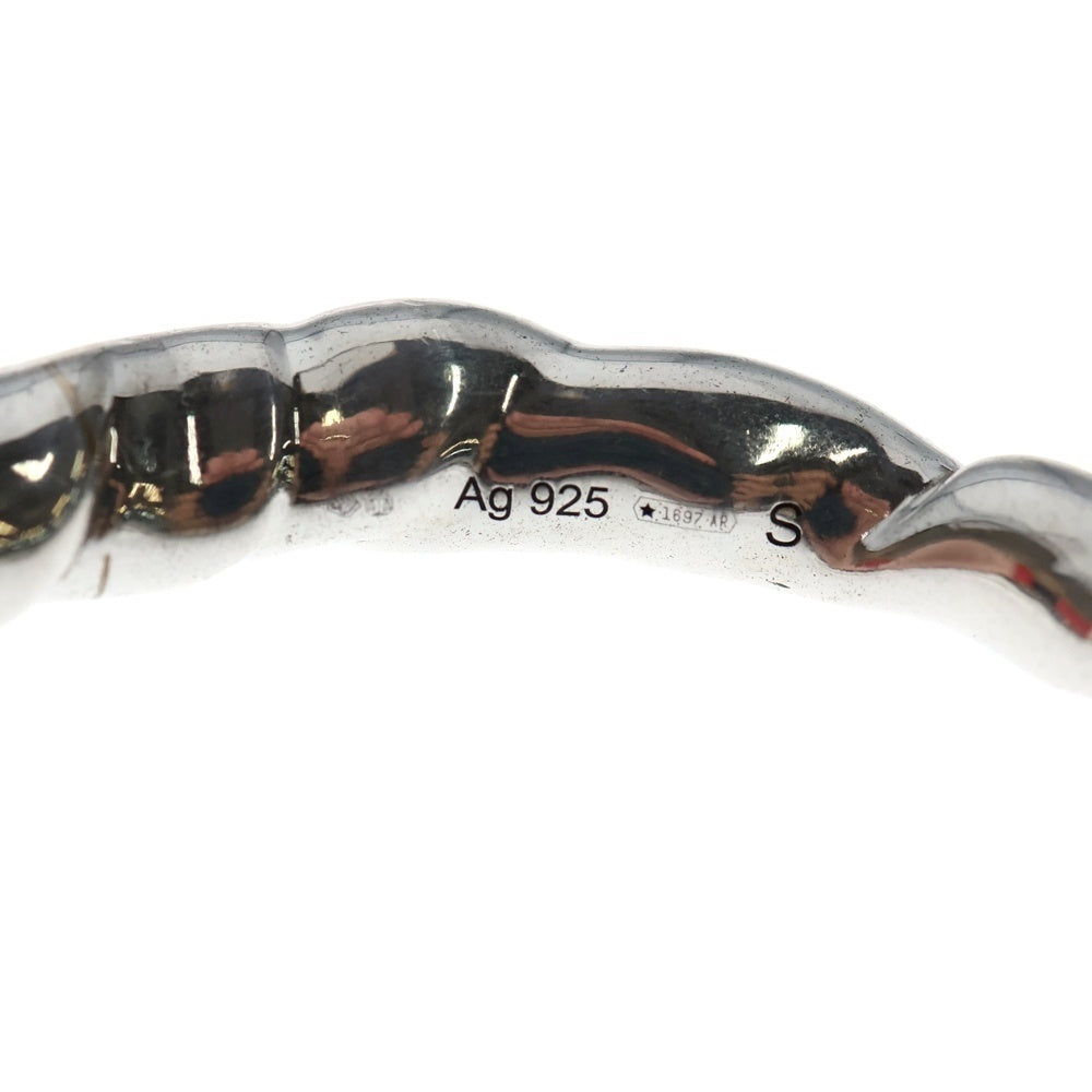 LOEWE(ロエベ) ナパ ツイスト カフス シン バングル ブレスレット シルバー