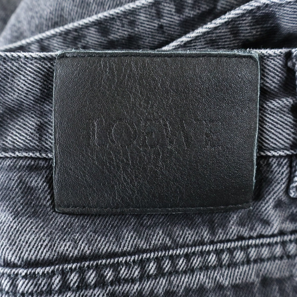 LOEWE(ロエベ) アナグラムバギー ジーンズ デニムパンツ H526Y11W61 ブラック