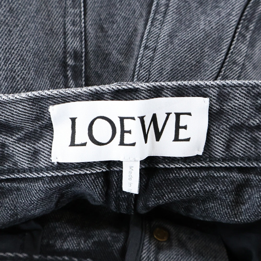 LOEWE(ロエベ) アナグラムバギー ジーンズ デニムパンツ H526Y11W61 ブラック