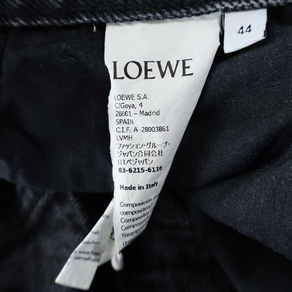 LOEWE(ロエベ) アナグラムバギー ジーンズ デニムパンツ H526Y11W61 ブラック