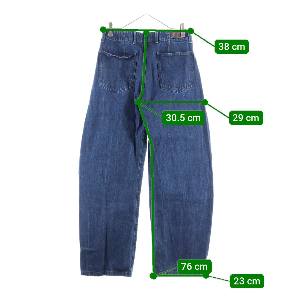 LEMAIRE(ルメール) TWISTED BELTED PANTS PA326 LD1056 ツイスト ベルテッドデニムパンツ インディゴ
