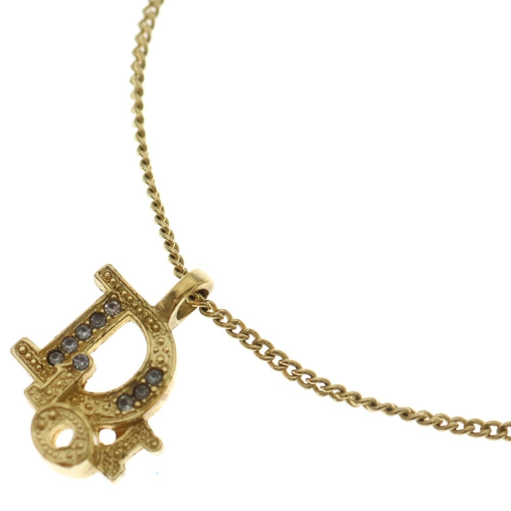 DIOR(ディオール) Logo Pendant ロゴペンダント ネックレス ゴールド