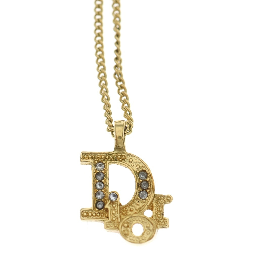 DIOR(ディオール) Logo Pendant ロゴペンダント ネックレス ゴールド