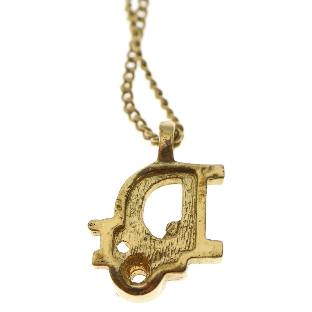 DIOR(ディオール) Logo Pendant ロゴペンダント ネックレス ゴールド