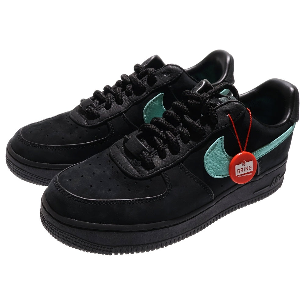 NIKE(ナイキ) ×TIFFANY&CO AIR FORCE 1 LOW 1837 BLACK ティファニー エアフォース1 ローカットスニーカー シューズ ブルー/ブラック US6.5/24.5cm DZ1382-001