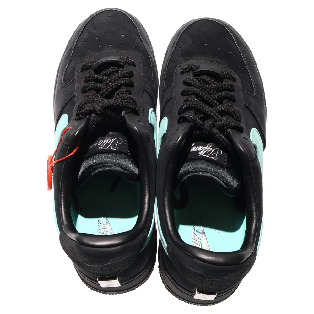 NIKE(ナイキ) ×TIFFANY&CO AIR FORCE 1 LOW 1837 BLACK ティファニー エアフォース1 ローカットスニーカー シューズ ブルー/ブラック US6.5/24.5cm DZ1382-001