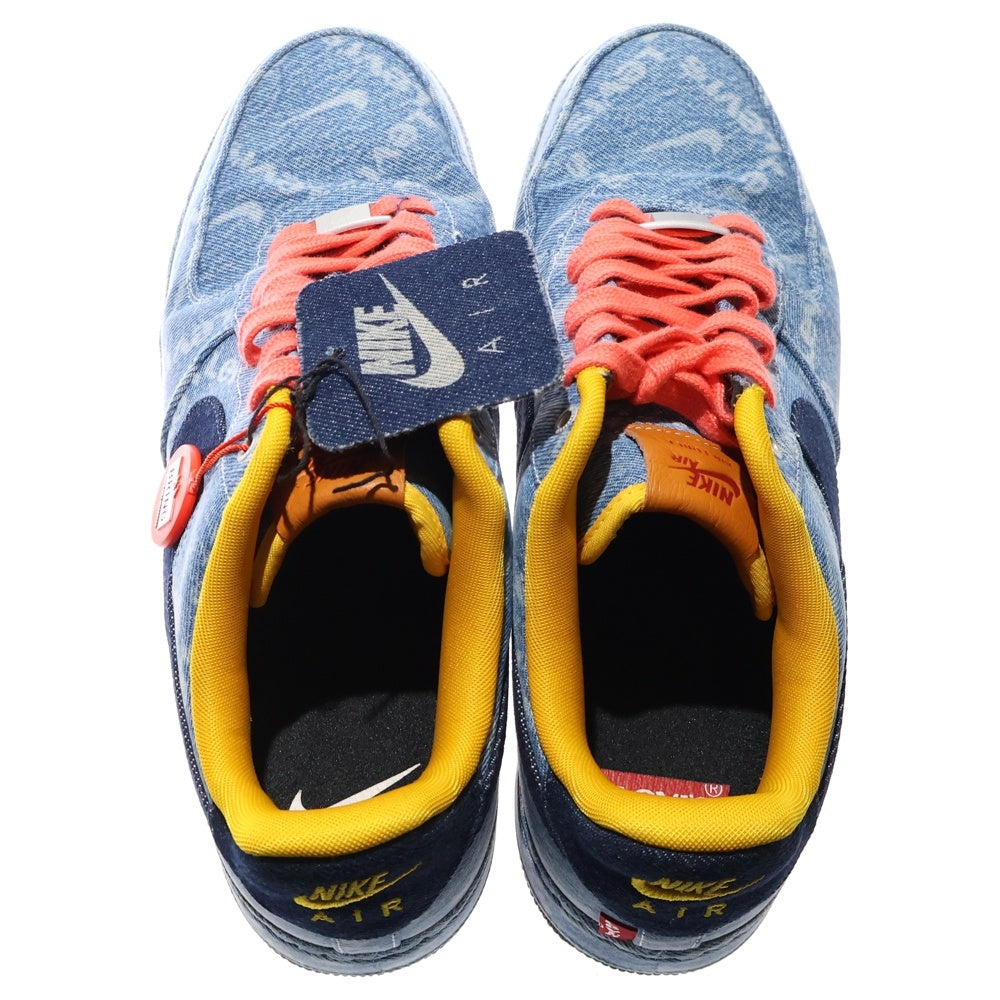 NIKE(ナイキ) ×Levi's Air Force 1 Low Exclusive Denim CV0670-447 ×リーバイス エアフォース1 ロー エクスクルーシブデニム ローカットスニーカー US11/29.0cm インディゴ