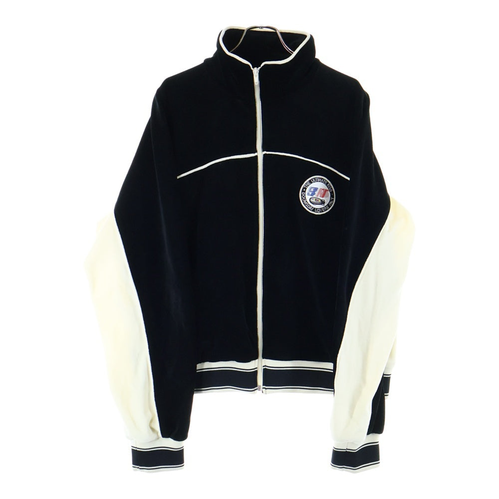 SAINT MICHAEL(セントマイケル) 25SS Track Jacket SM-HR8-0000-C33 ベロアトラックジャケット ブルゾン ブラック