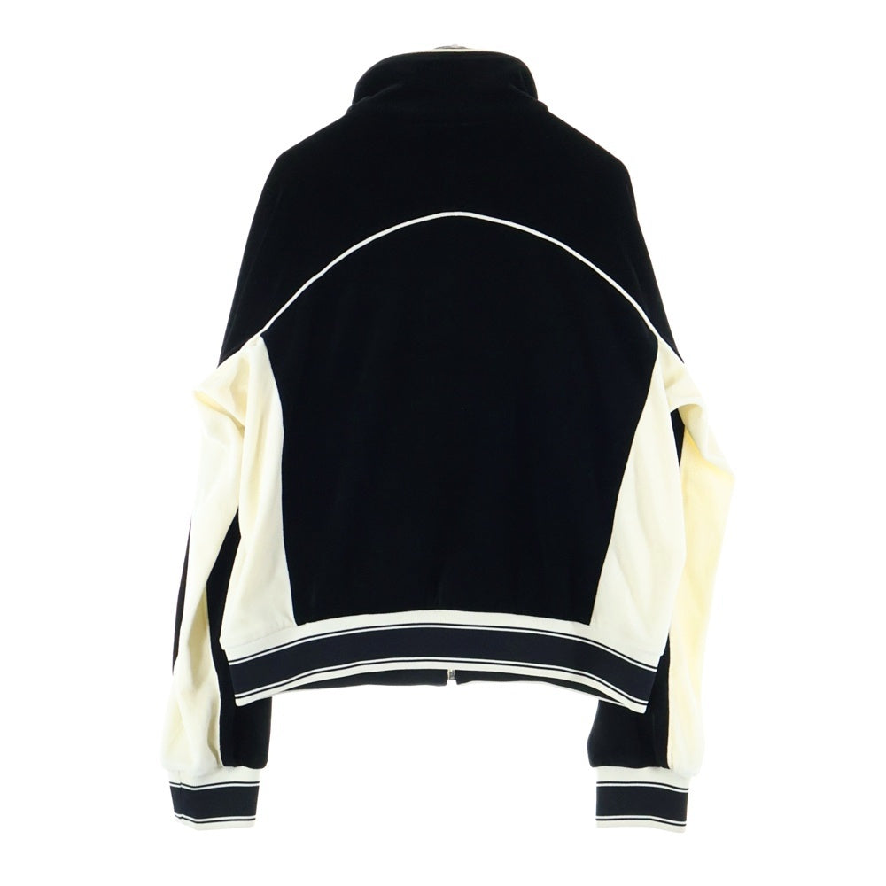 SAINT MICHAEL(セントマイケル) 25SS Track Jacket SM-HR8-0000-C33 ベロアトラックジャケット ブルゾン ブラック