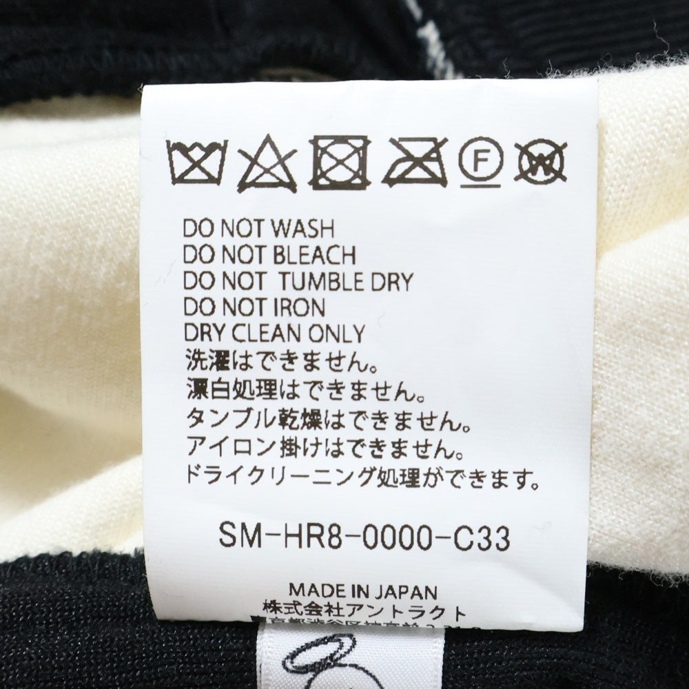 SAINT MICHAEL(セントマイケル) 25SS Track Jacket SM-HR8-0000-C33 ベロアトラックジャケット ブルゾン ブラック