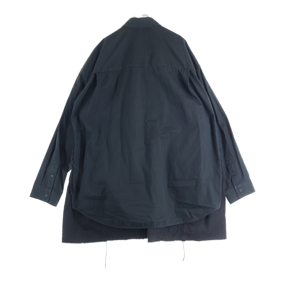 BALENCIAGA(バレンシアガ) ボタンダウン カーゴシャツ ブルゾン ブラック