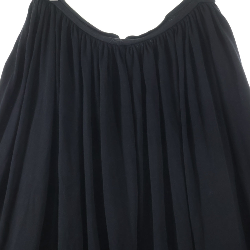 Yohji Yamamoto FEMME(ヨウジヤマモトファム) 08SS ウール ドレープ スカート ブラック