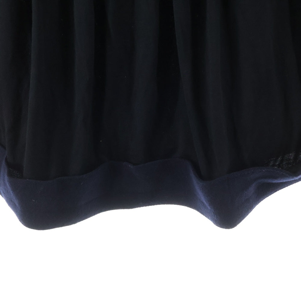 Yohji Yamamoto FEMME(ヨウジヤマモトファム) 08SS ウール ドレープ スカート ブラック