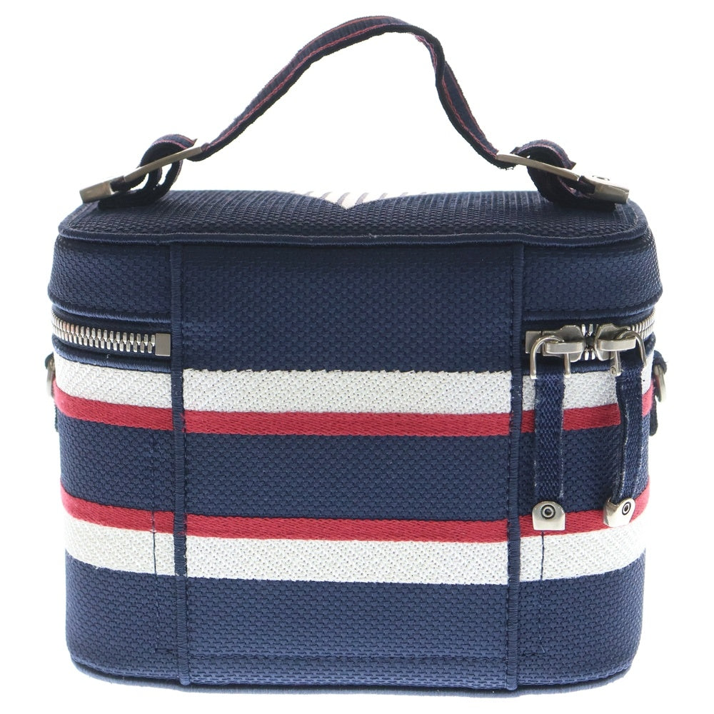 DIOR(ディオール) TRAVEL スモール ヴァニティ ハンドバッグ バッグ キャンバス ネイビー レディース