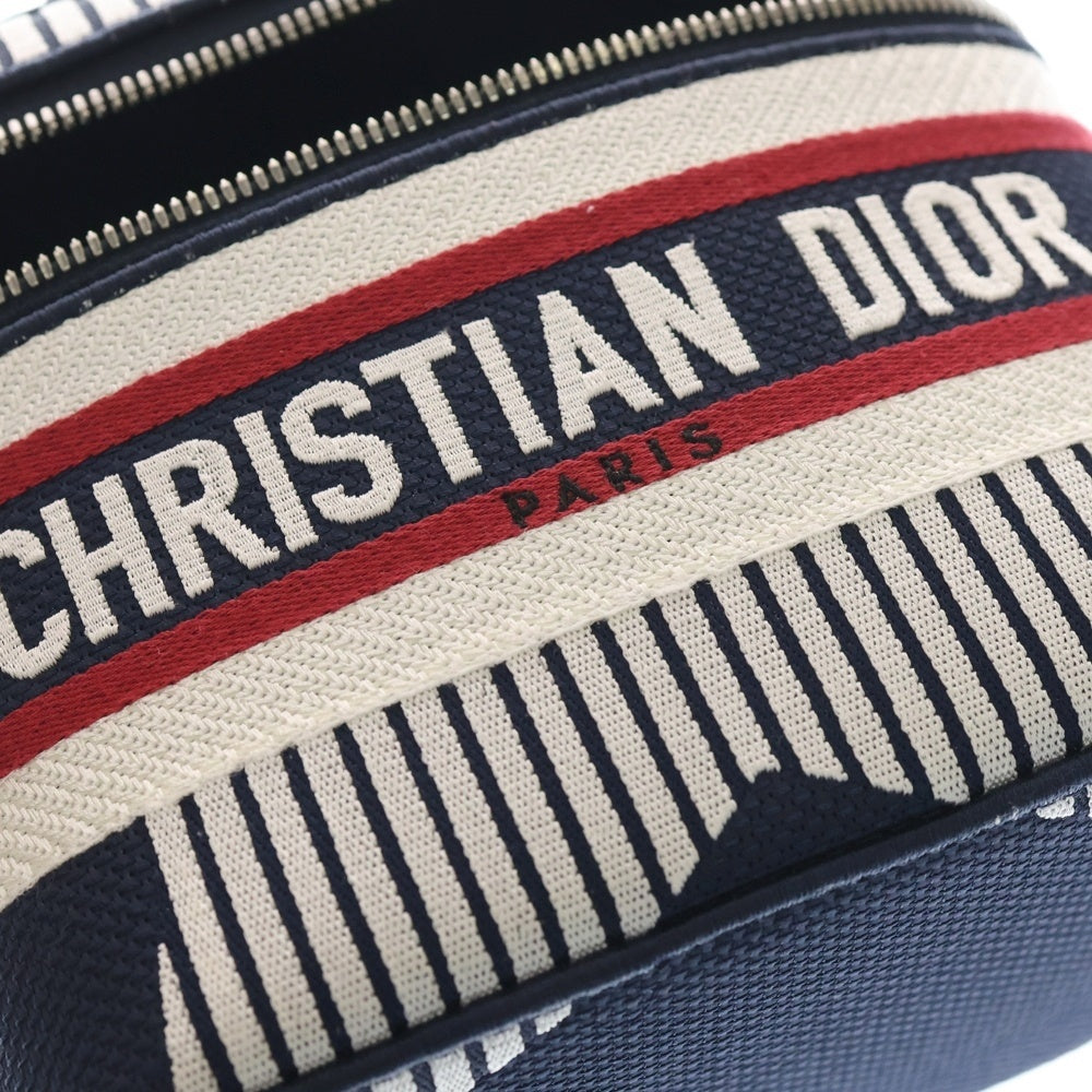 DIOR(ディオール) TRAVEL スモール ヴァニティ ハンドバッグ バッグ キャンバス ネイビー レディース