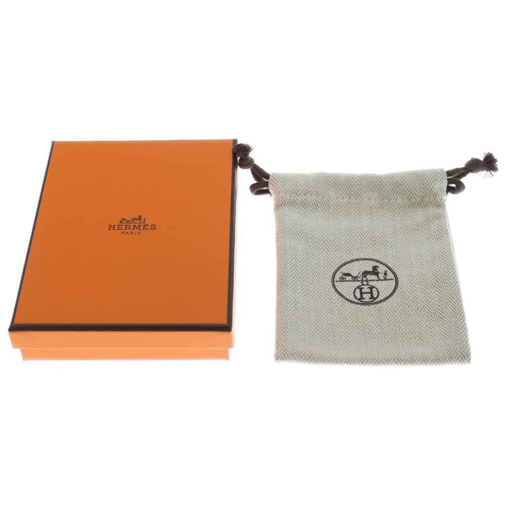 HERMES(エルメス) ポップアッシュH ネックレス ペンダント チェーン イエローゴールド グレー GP レディース