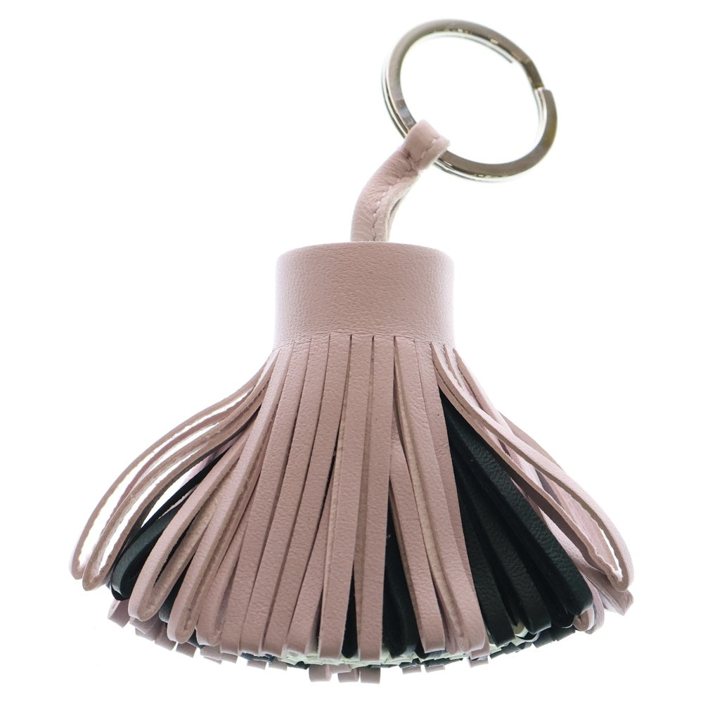 HERMES(エルメス) カルメン キーリング チャーム タッセル フリンジ ピンク