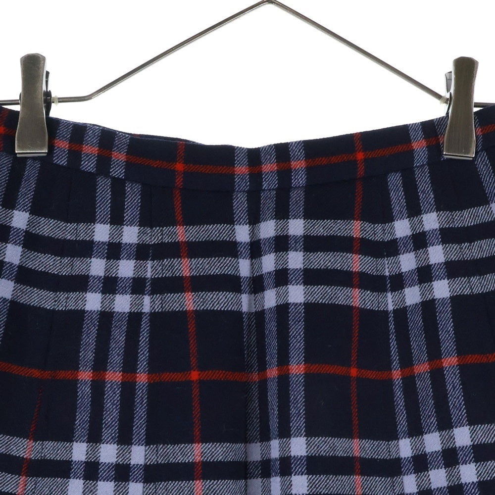 BURBERRYS(バーバリーズ) プリーツ チェックスカート ネイビー レディース