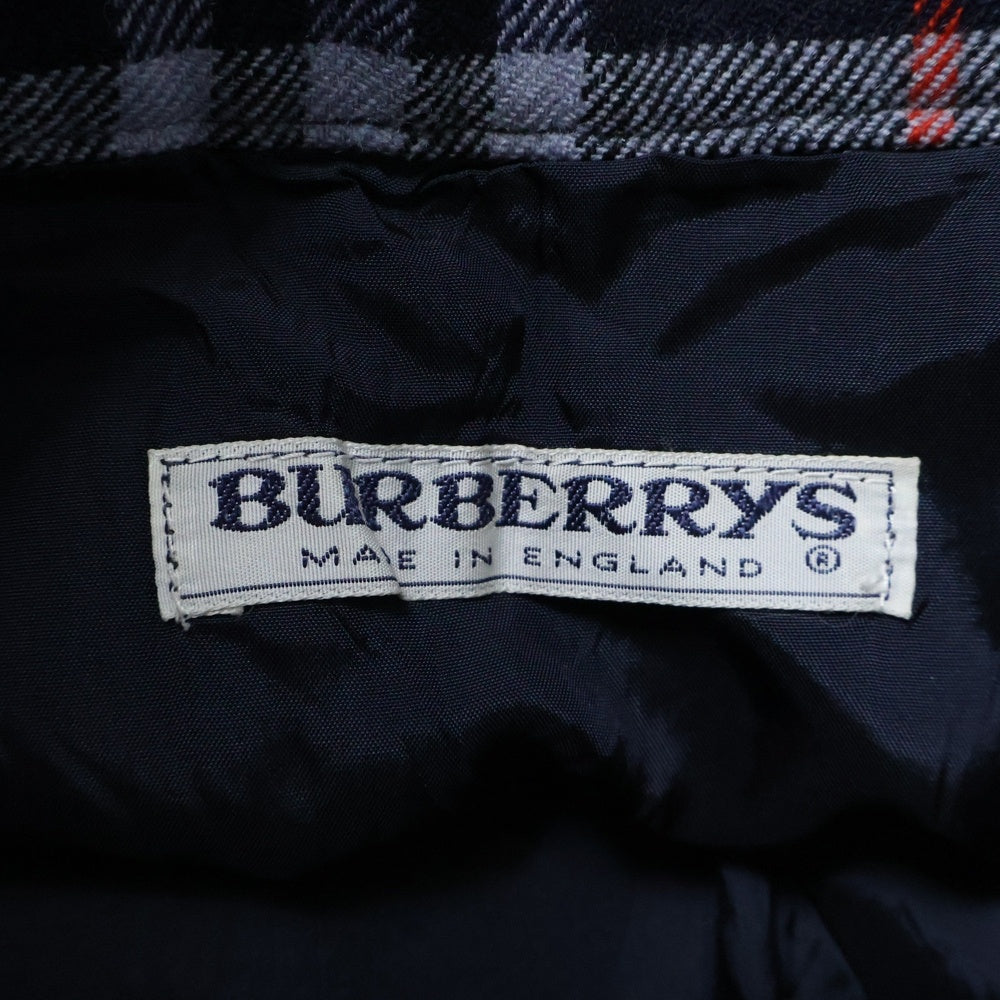 BURBERRYS(バーバリーズ) プリーツ チェックスカート ネイビー レディース