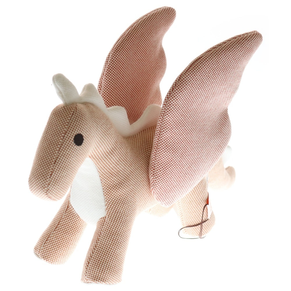 HERMES(エルメス) ドラゴン エポペ コットン ローズ・ブーゲンビリア ぬいぐるみ オレンジ