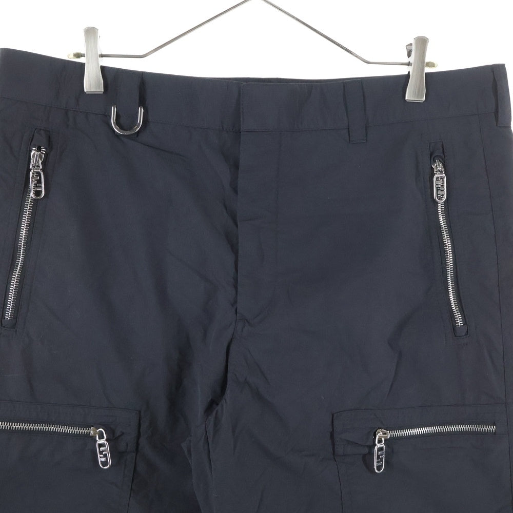 FENDI(フェンディ) Tech Nylon Pants テック ナイロンカーゴパンツ ブラック FB0824 AM7T