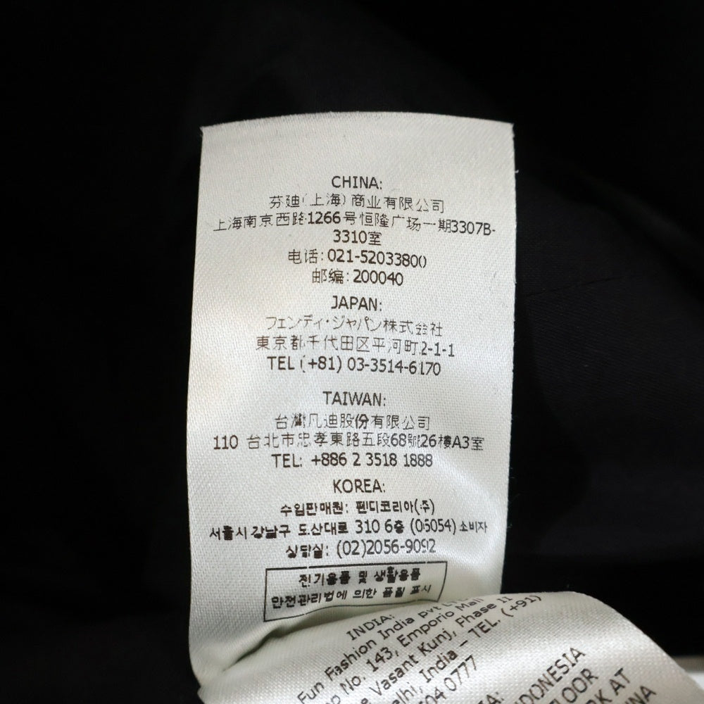 FENDI(フェンディ) Tech Nylon Pants テック ナイロンカーゴパンツ ブラック FB0824 AM7T