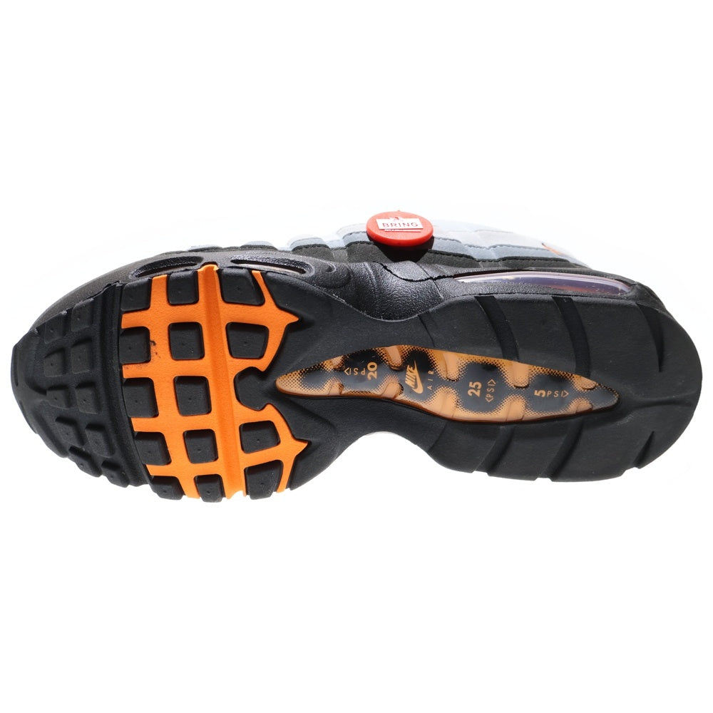 NIKE(ナイキ) Air Max 95 OG Big Bubble Bright Mandarin 2025 HM4740-005 エアマックス95 OG ビッグバブル ブライトマンダリン US9 27cm ブラック/ホワイト/オレンジ