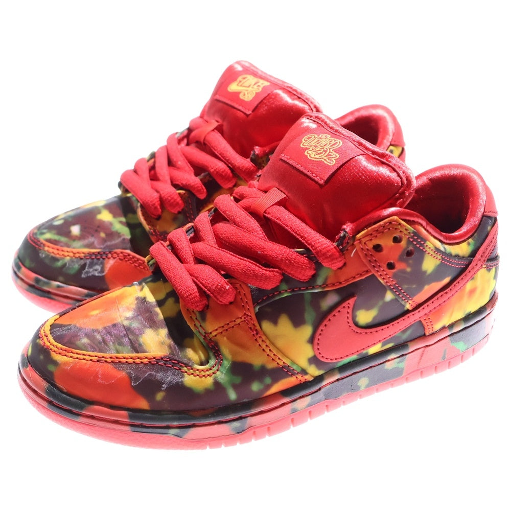 NIKE SB(ナイキエスビー) ×THE WIZARD OF OZ DUNK LOW POPPY FIELD FZ1291-600 オズの魔法使い ダンク ポピーフィールド ローカットスニーカー マルチ US4/23cm レディース