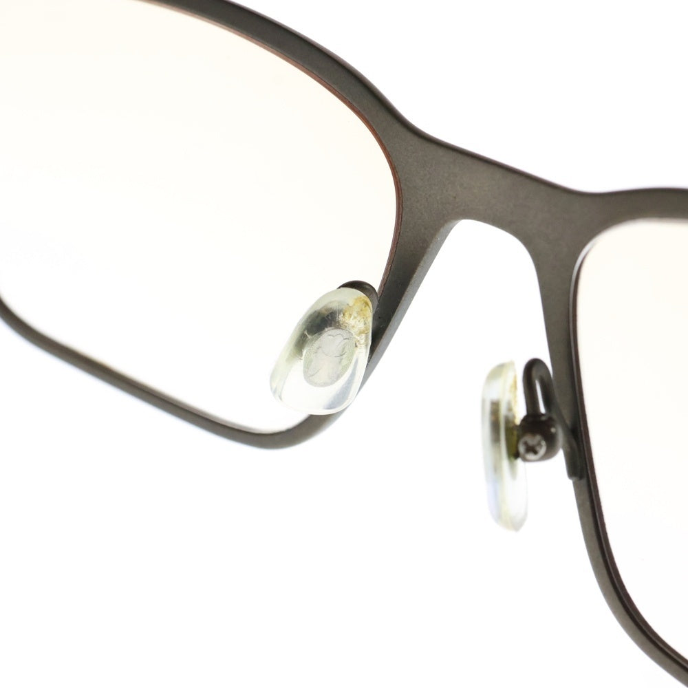 CHROME HEARTS(クロムハーツ) GAG'N フレア プラスチックフレーム サングラス メガネ ブラウン 度あり 54口16-150