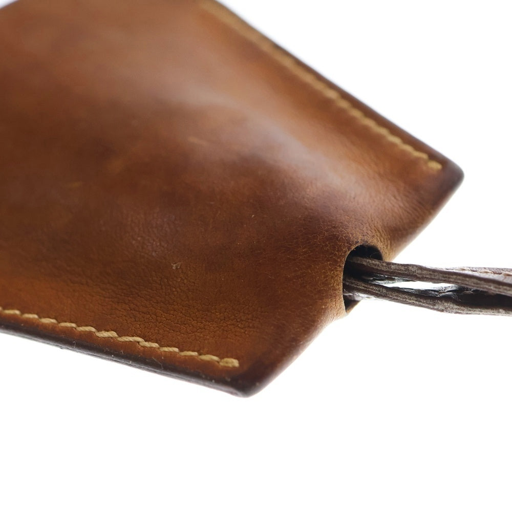 HERMES(エルメス) クロシェット チャーム キーリング □B刻印 ブラウン レディース