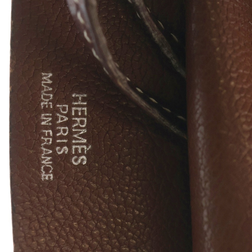 HERMES(エルメス) クロシェット チャーム キーリング □B刻印 ブラウン レディース