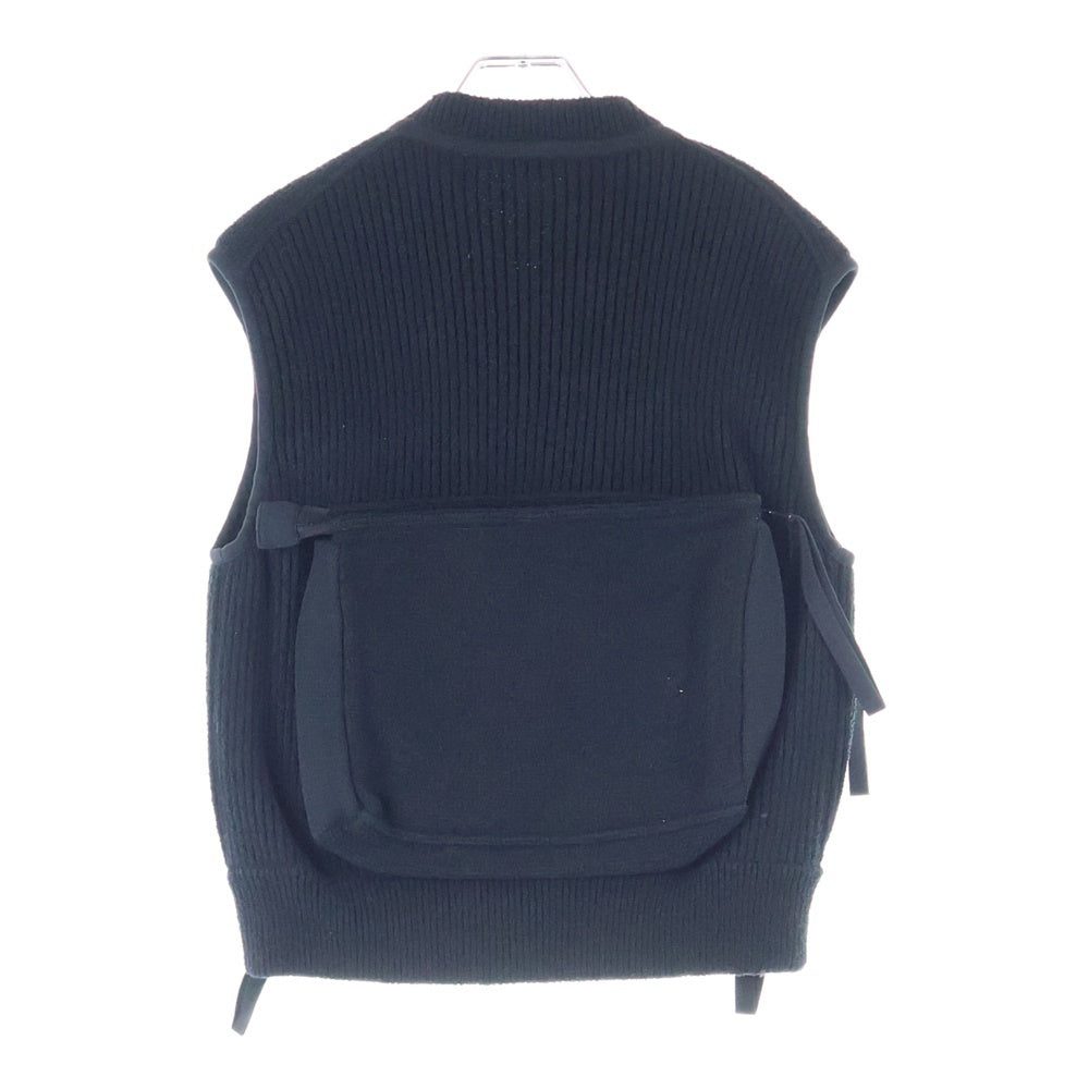 LOUIS VUITTON(ルイヴィトン) 20SS 3Dマルチポケットニットベスト ブラック RM201M TBK HIN17W