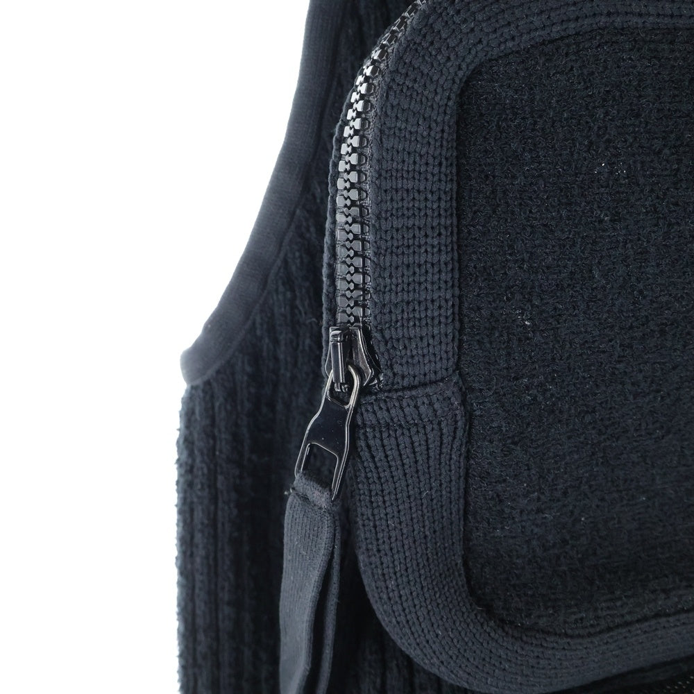 LOUIS VUITTON(ルイヴィトン) 20SS 3Dマルチポケットニットベスト ブラック RM201M TBK HIN17W