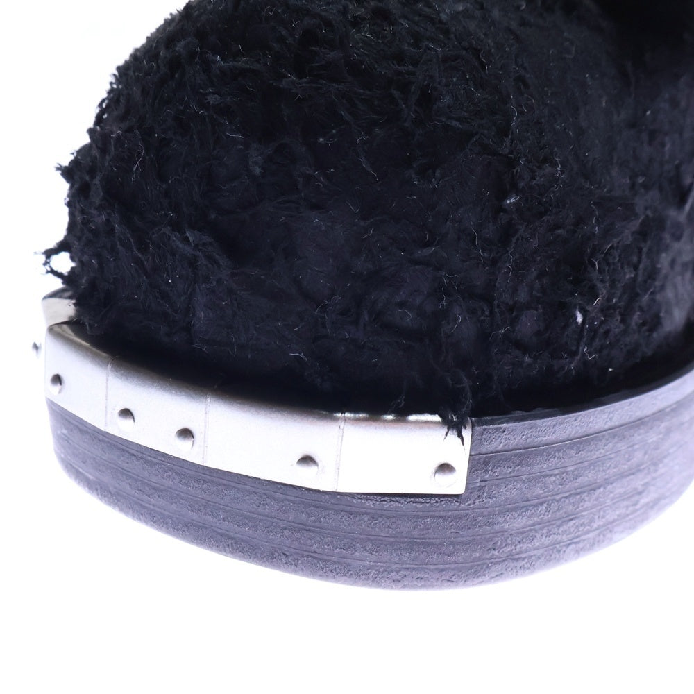 MM6 Maison Margiela(エムエムシックスメゾンマルジェラ) Biker Ankle Boots バイカーアンクルブーツ レザー スウェード ブラック レディース