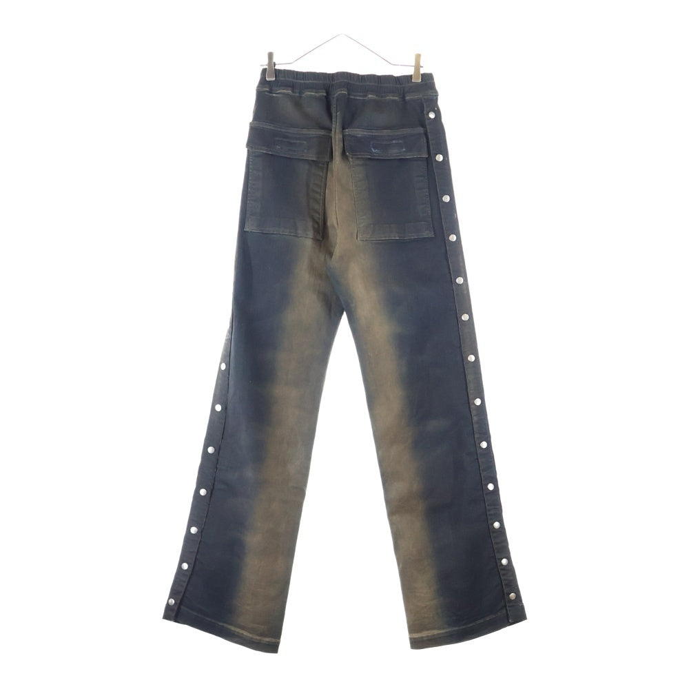 DRKSHDW(ダークシャドウ) 23AW Pusher Pants サイドスナップボタン プッシャーパンツ DS02C5336-SDM ブラック