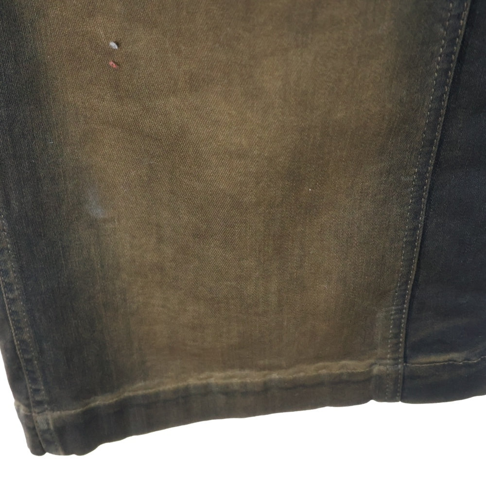 DRKSHDW(ダークシャドウ) 23AW Pusher Pants サイドスナップボタン プッシャーパンツ DS02C5336-SDM ブラック