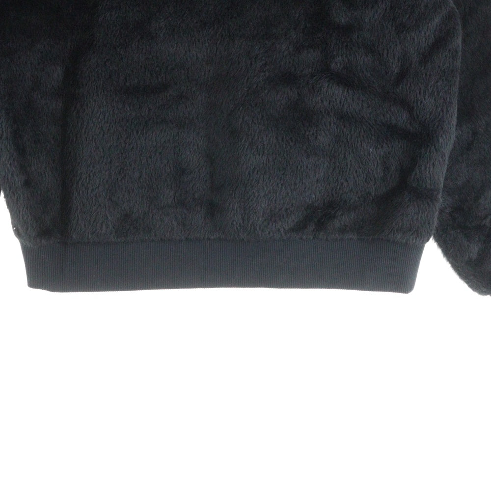 CELINE(セリーヌ) エディ期 スタッズロゴ アルパカウール プルオーバーパーカー ブラック