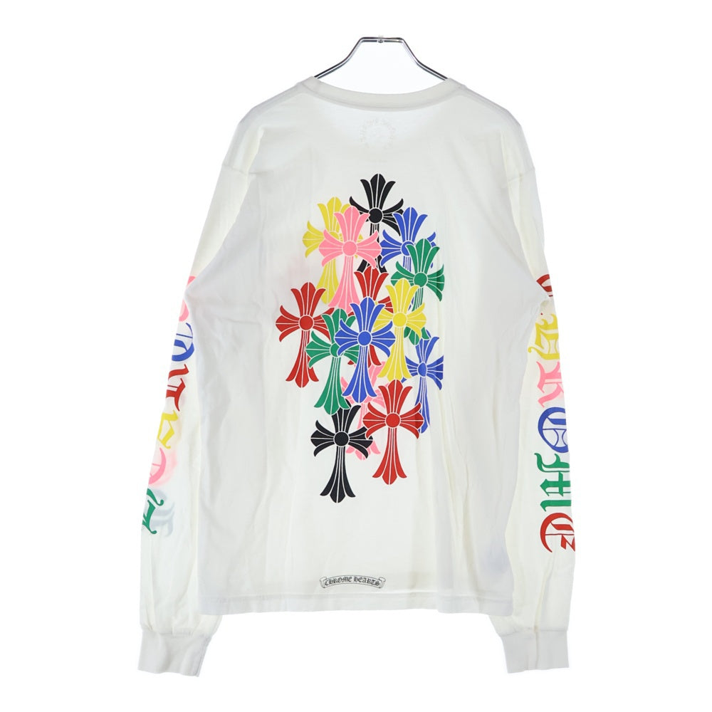 CHROME HEARTS(クロムハーツ) MLTCOL CEM CRS L/S マルチセメタリー 長袖Tシャツ カットソー ホワイト