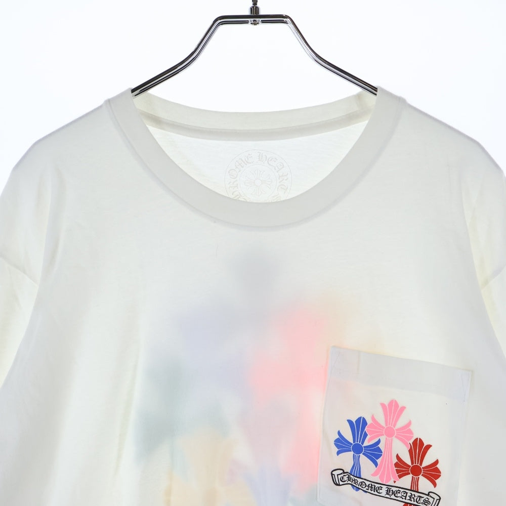 CHROME HEARTS(クロムハーツ) MLTCOL CEM CRS L/S マルチセメタリー 長袖Tシャツ カットソー ホワイト