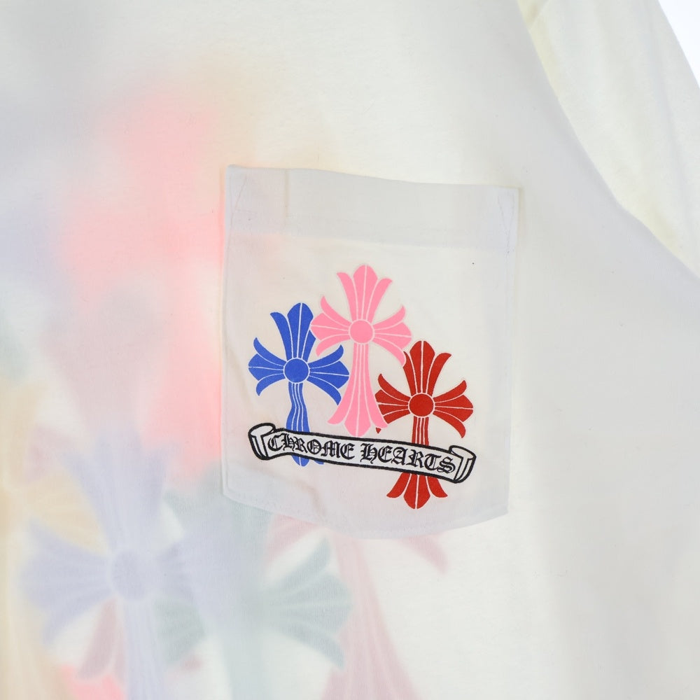 CHROME HEARTS(クロムハーツ) MLTCOL CEM CRS L/S マルチセメタリー 長袖Tシャツ カットソー ホワイト