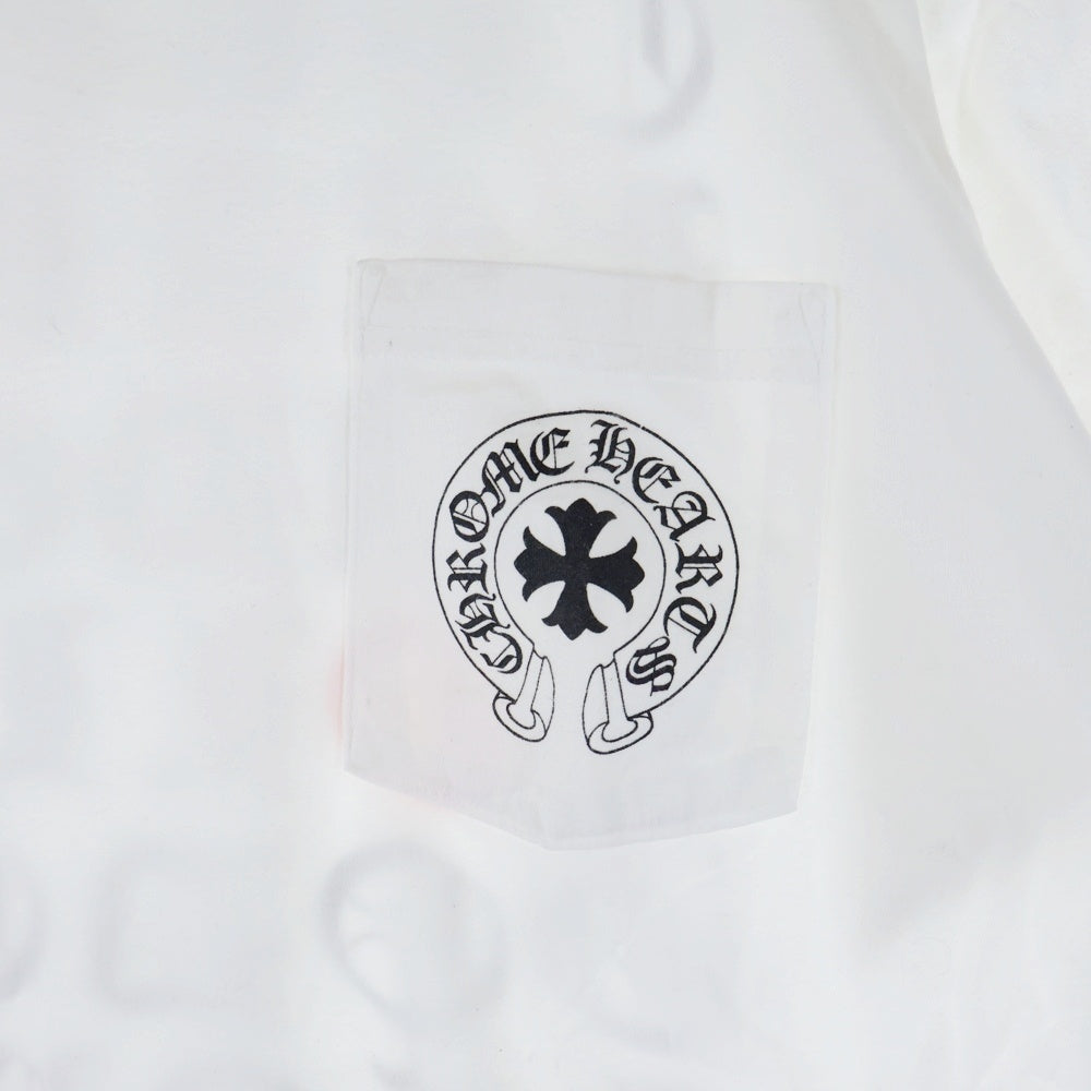 CHROME HEARTS(クロムハーツ) made in Hollywood Tokyo Exclusive メイドインハリウッド 東京 限定 バック英字プリント クルーネック 半袖Tシャツ カットソー ホワイト