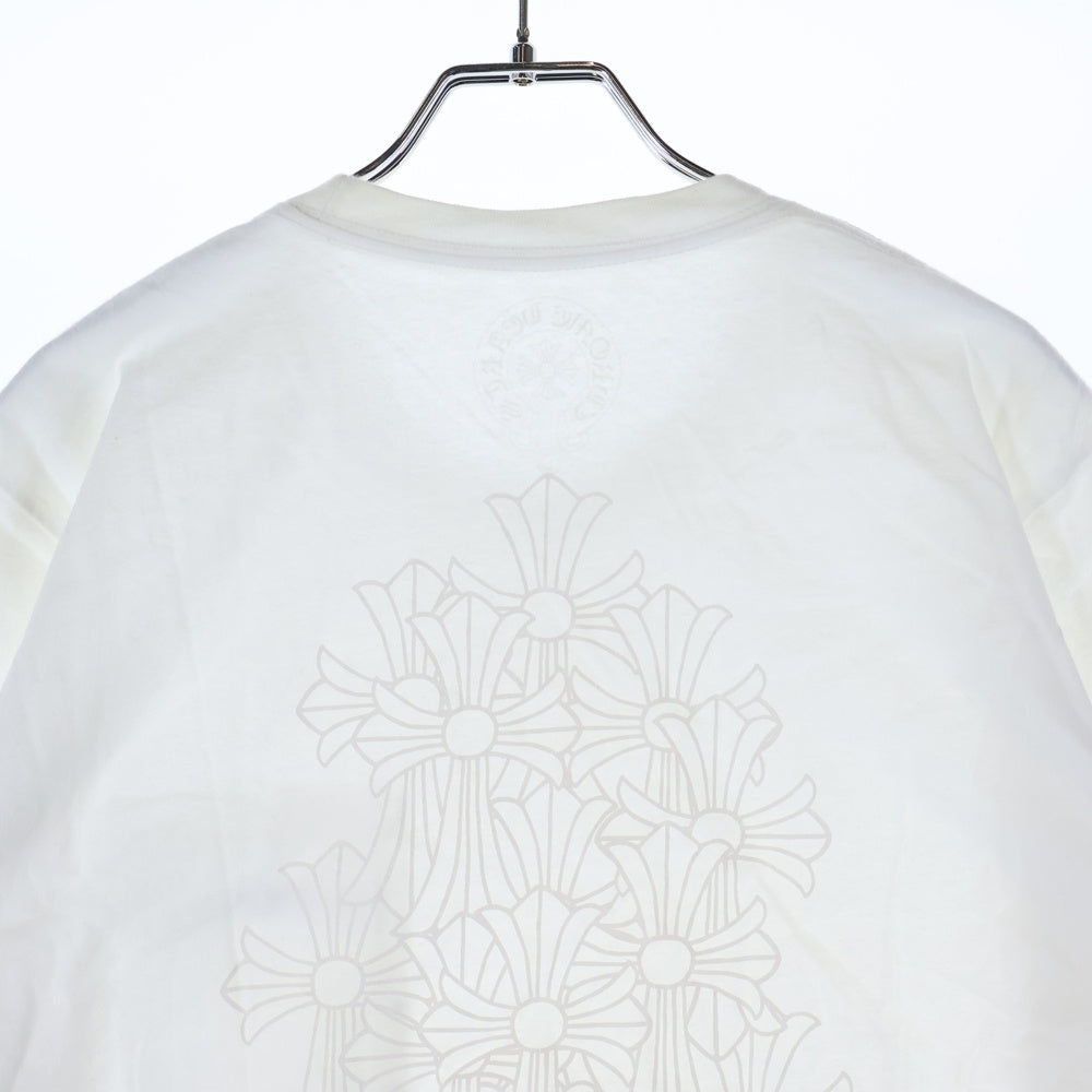 CHROME HEARTS(クロムハーツ) BACK CEMETERY CROSS TEE バックセメタリークロス 半袖Tシャツ カットソー ホワイト