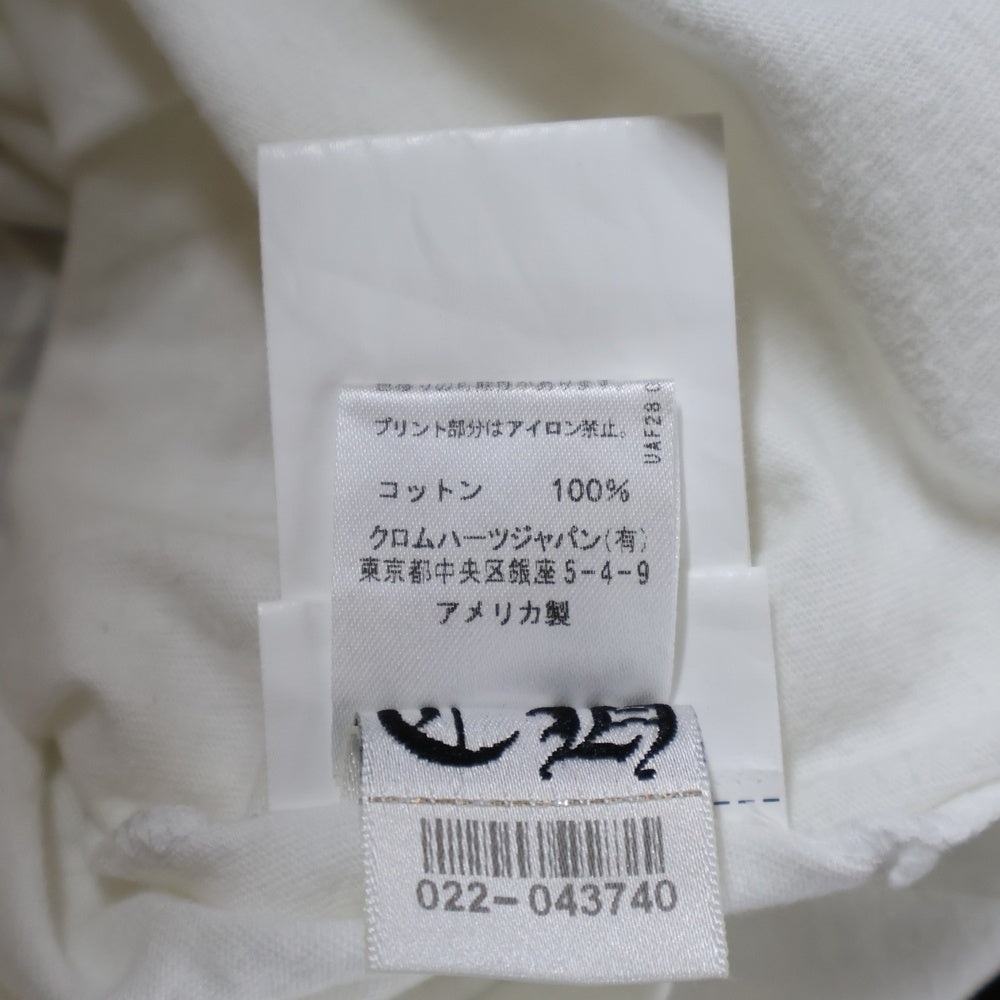 CHROME HEARTS(クロムハーツ) BACK CEMETERY CROSS TEE バックセメタリークロス 半袖Tシャツ カットソー ホワイト