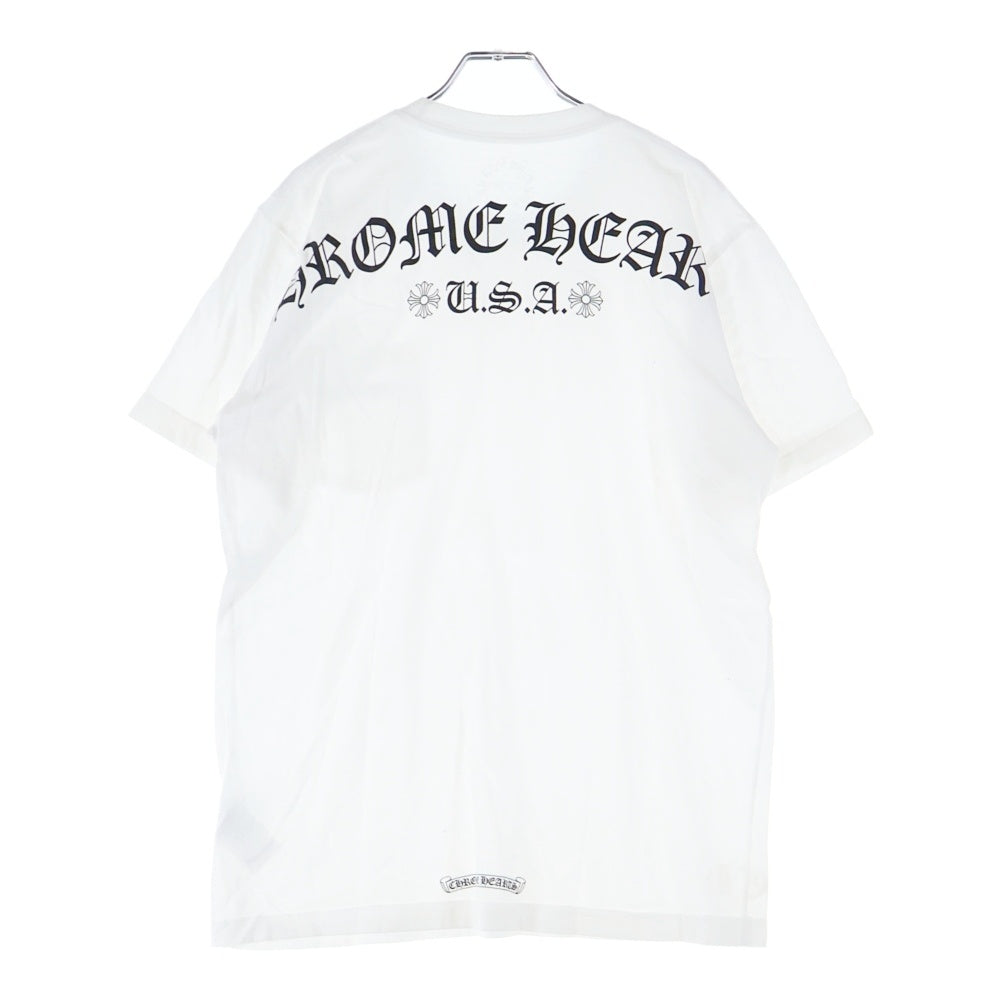 CHROME HEARTS(クロムハーツ) CH T-SHRT 2 バックアーチロゴプリントTシャツ ホワイト
