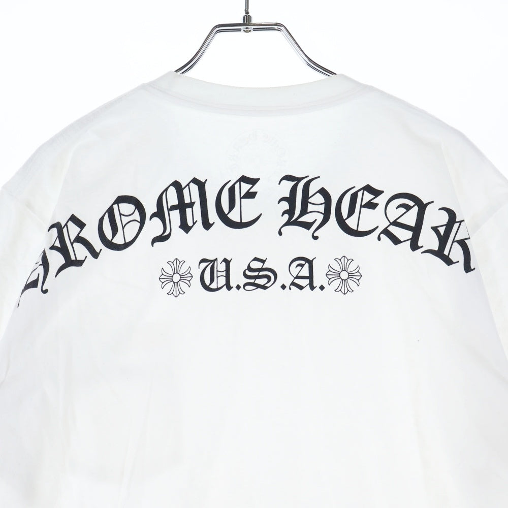 CHROME HEARTS(クロムハーツ) CH T-SHRT 2 バックアーチロゴプリントTシャツ ホワイト