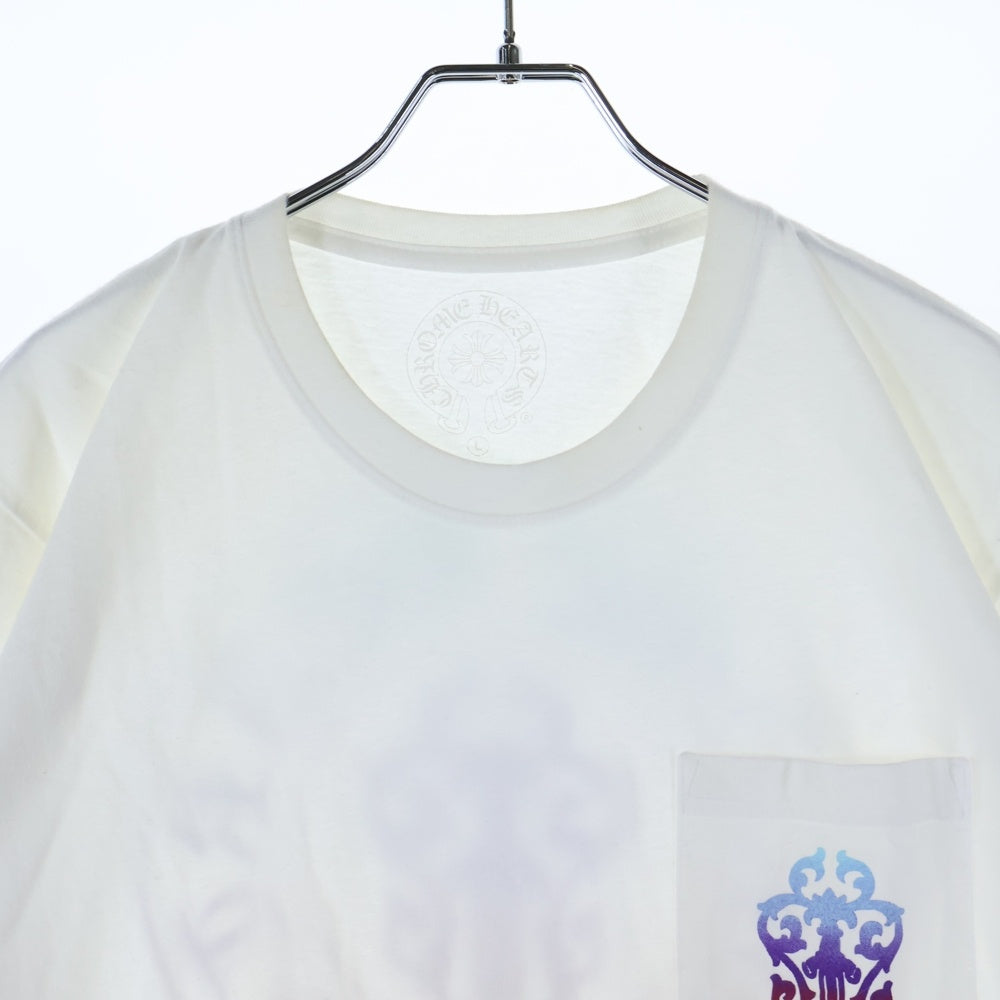 CHROME HEARTS(クロムハーツ) VINE DAGGER ヴァインダガープリント クルーネック 半袖Tシャツ ホワイト