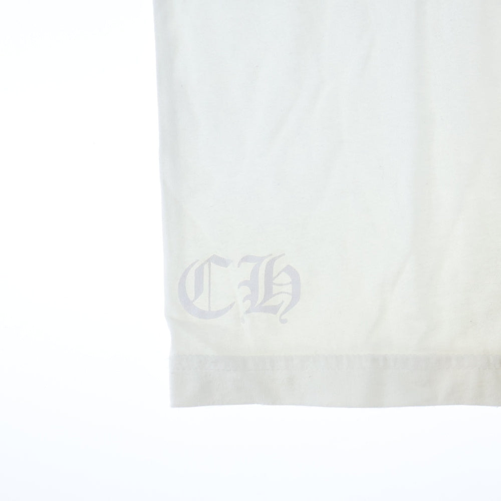 CHROME HEARTS(クロムハーツ) VINE DAGGER ヴァインダガープリント クルーネック 半袖Tシャツ ホワイト