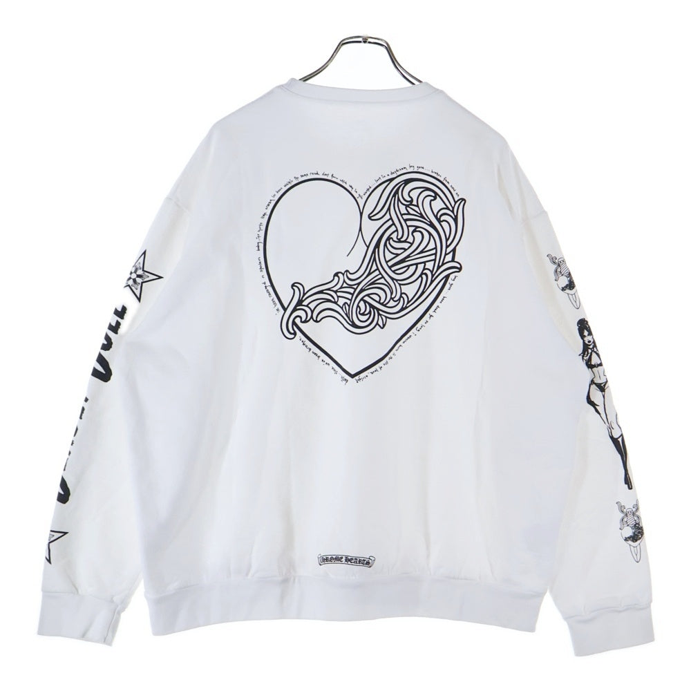 Chrome Hearts スウェットバンド CHROME HEARTS(クロムハーツ) ×Deadly Doll Crewneck Sweatshirt