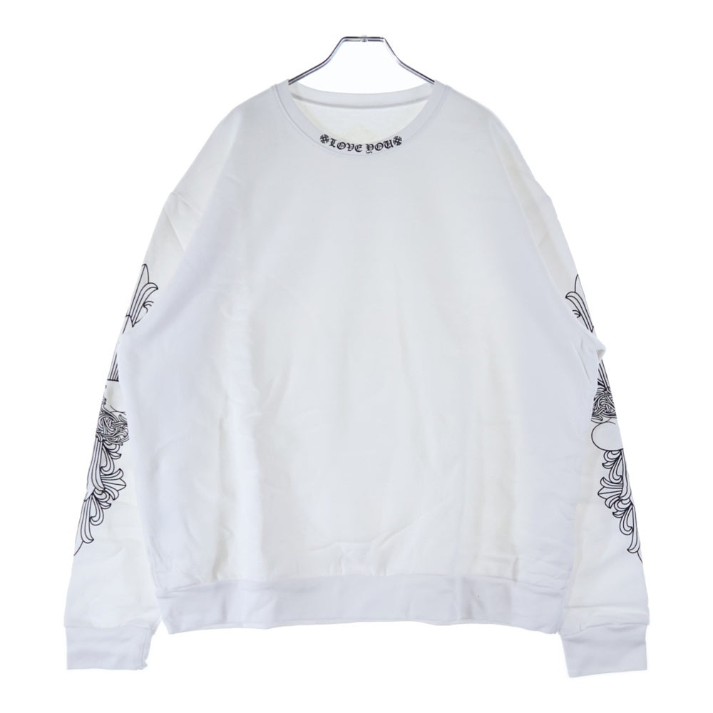 chrome hearts 最新作　LOVE YOU スウェット クロムハーツから新作の LOVE YOU CREW SWEATSHIRT が発売されるも、即